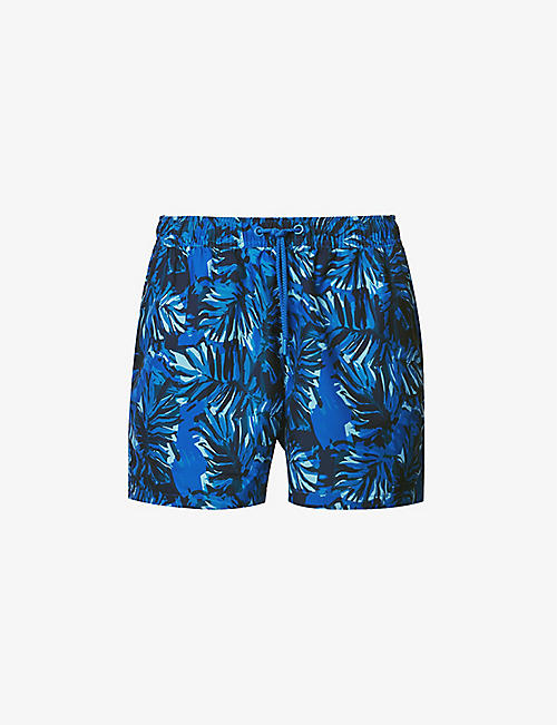 BJORN BORG: Print graphic-pattern elasticated waistband regular-fit swim shorts