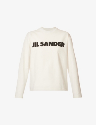 JIL SANDER: Logo-print relaxed-fit cotton-jersey T-shirt