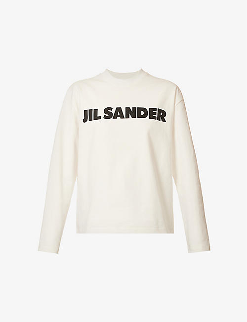 JIL SANDER: Logo-print relaxed-fit cotton-jersey T-shirt