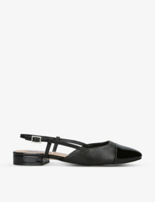 STEVE MADDEN - Belinda low-heel suede sling-back shoes | Selfridges.com