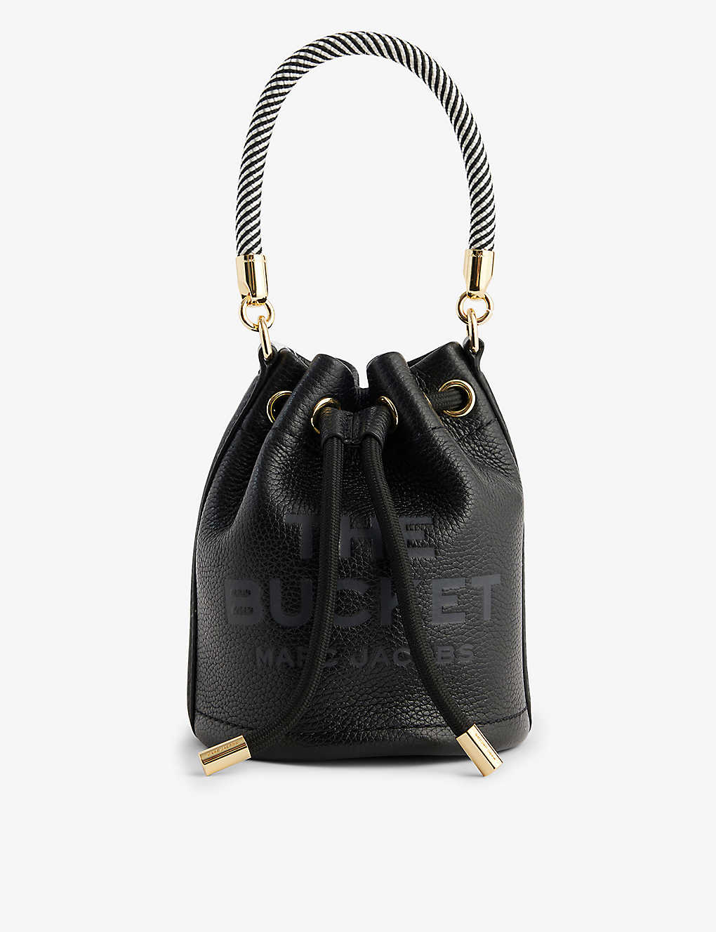 Marc Jacobs Womens Black The Leather Mini Bucket Bag