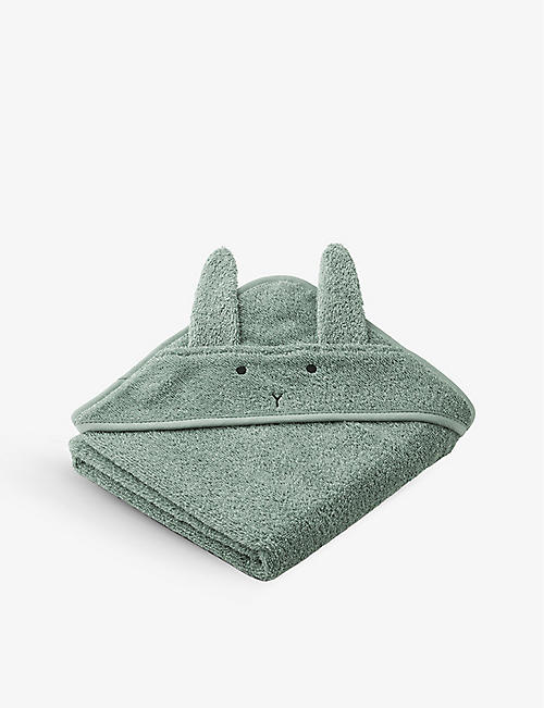 LIEWOOD: Albert Rabbit-hood organic-cotton towel