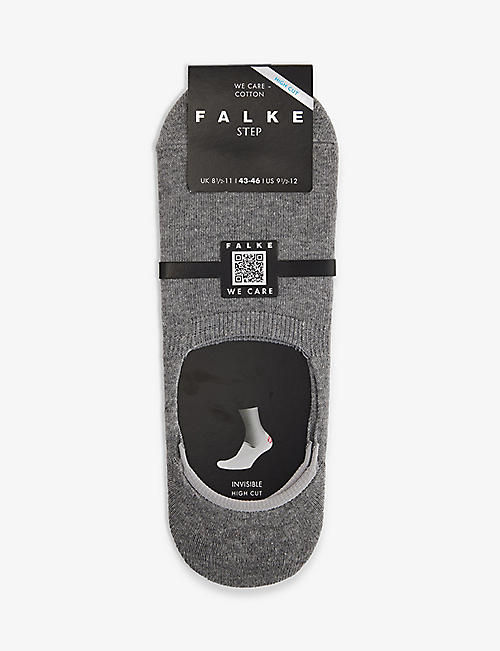 FALKE: Step High-Cut low-ankle cotton-blend knitted socks