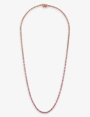 SUZANNE KALAN POP UP Linear 18ct rose-gold and baguette