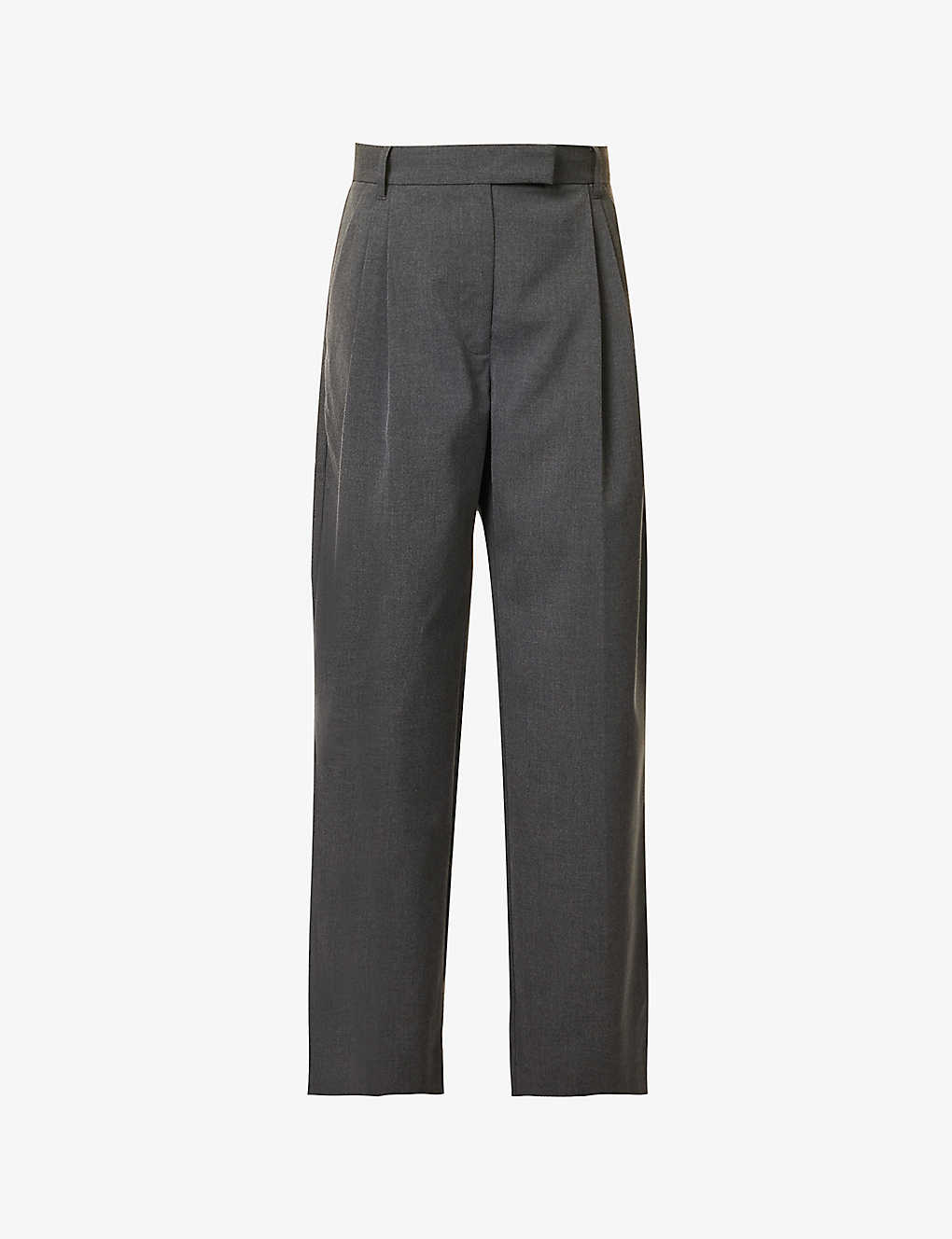 CAMILLA AND MARC CAMILLA AND MARC WOMEN'S CHARCOAL MARLE ORLA STRAIGHT-LEG MID-RISE STRETCH-WOVEN TROUSERS,68153206