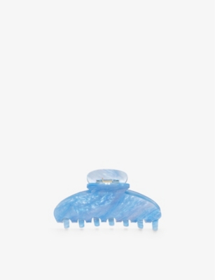 Emi Jay Womens Blue Sugar Big Effing Cellulose-acetate Hair Clip