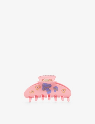 Emi Jay Womens Purple Shroom Big Effing Cellulose-acetate Hair Clip