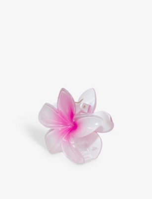 Emi Jay Womens Wild Orchid Super Bloom Cellulose-acetate Hair Clip