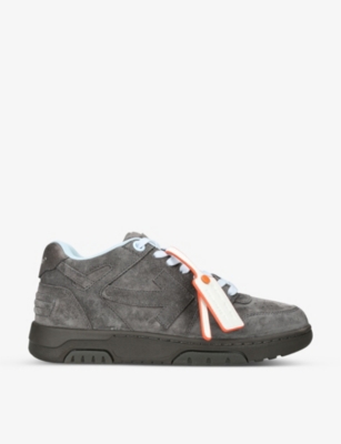 Off-White c/o Virgil Abloh Arrow Low-top Glitter Leather Sneakers in  Metallic