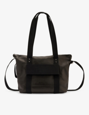 Rick Owens Mini Trolley Tote Bag In Black/black
