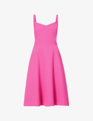 EMILIA WICKSTEAD Elvita sleeveless woven midi dress Selfridges