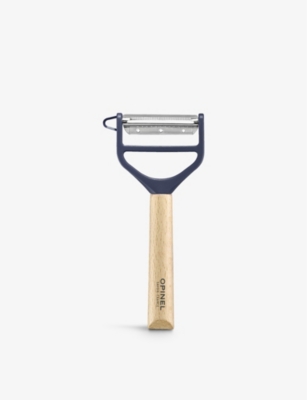 OPINEL: T-duo stainless-steel and beechwood peeler