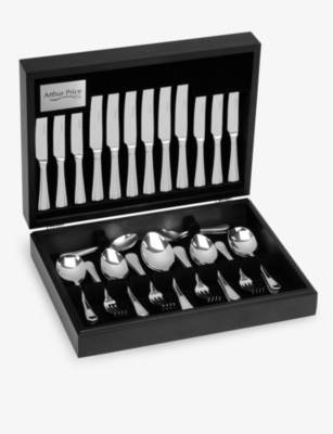 Arthur Price Bead Stainless-steel 58-piece Cutlery Canteen