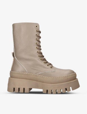 Steve madden hot sale beige boots