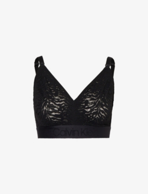 Calvin Klein NWT Intrinsic Wire-Free Maternity Bra Black Lace Size