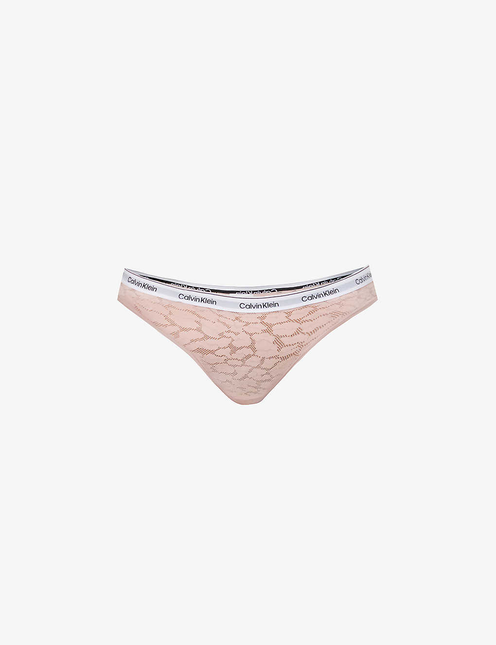 Calvin Klein Womens Subdued Modern Branded Stretch-lace Briefs