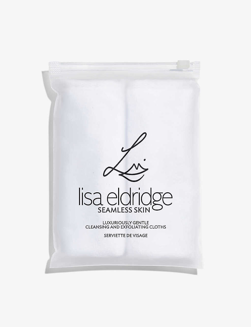 Lisa Eldridge Beauty Luxuriously Gentle Cleansing And Exfoliating Cloth Set Of Two