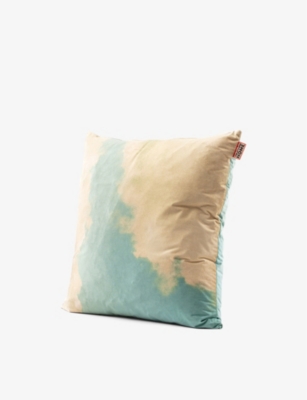SELETTI: Seletti x TOILETPAPER graphic-print woven cushion 67cm x 67cm