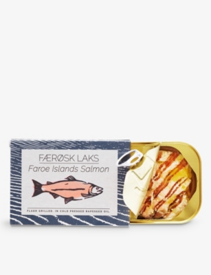 TINNED FISH: FANGST flash-grilled salmon in rapeseed oil 110g
