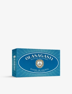 OLASAGASTI: Olasagasti anchovy fillets tinned fish in olive oil 48g