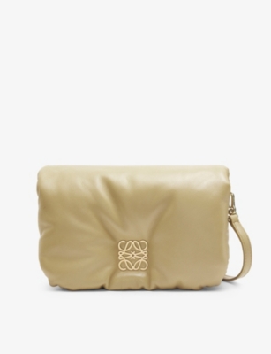 LOEWE: Puffer Goya mini leather shoulder bag