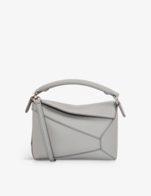 LOEWE Puzzle Edge mini leather cross body bag Selfridges