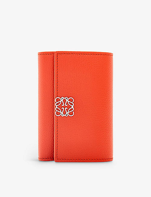 LOEWE: Anagram small leather wallet