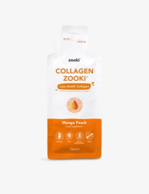 YOURZOOKI: Mango Peach Lipo-shield collagen sachets 5 x 15ml