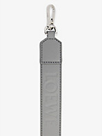 LOEWE: Solid logo-embossed leather bag strap