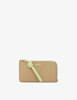 LOEWE Knot leather card holder
