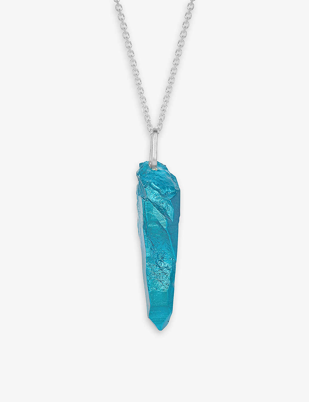 La Maison Couture Womens Turquoise The Rock Hound Wand Ceramic-coated Recycled Sterling-silver Penda