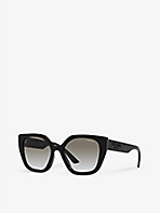 PRADA: PR 24XS rectangle-frame acetate sunglasses