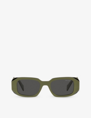Prada Woman Sunglasses Pr 17ws In Green
