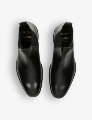 Loake Mens Black Emsworth Leather Chelsea Boots In Black