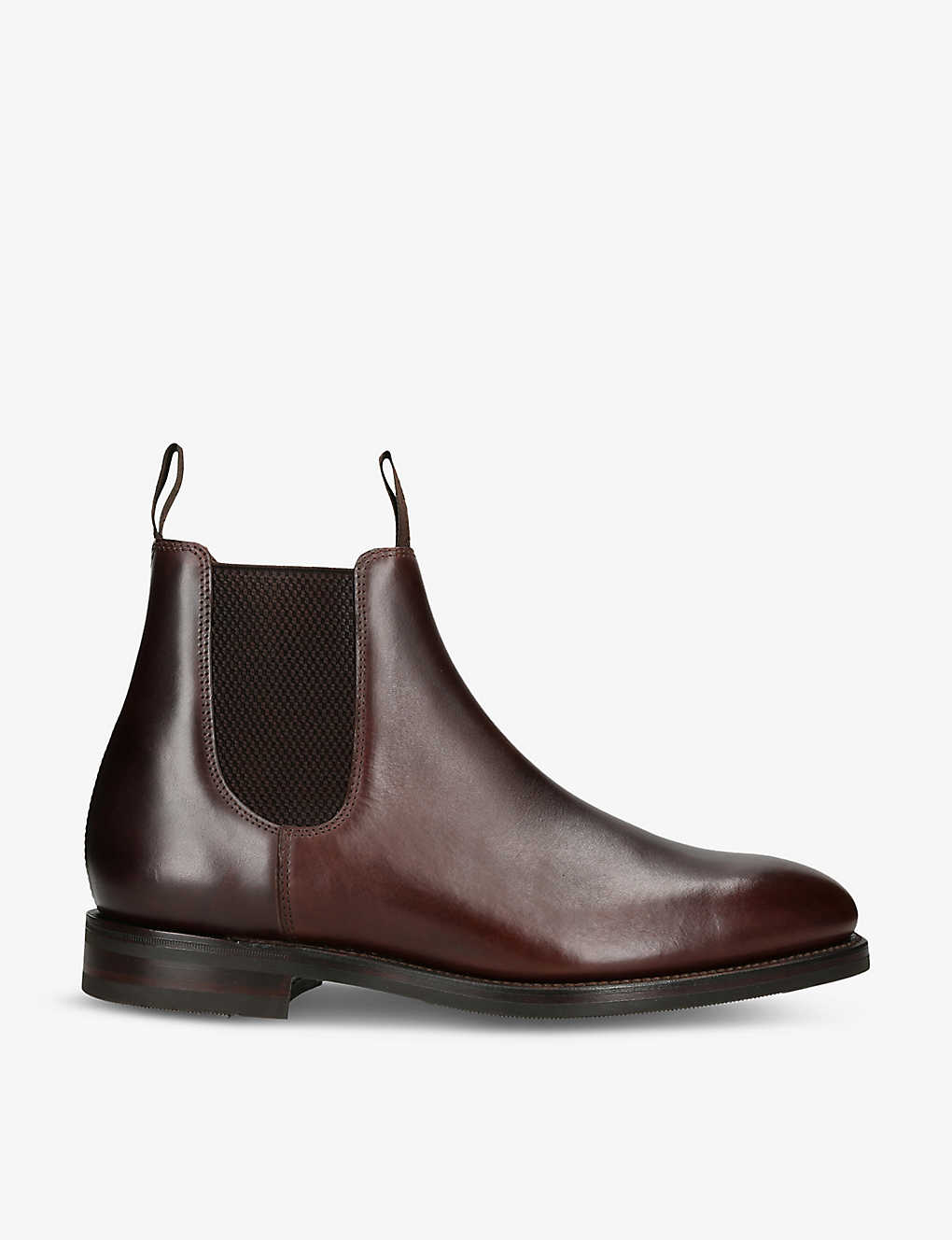 Shop Loake Emsworth Leather Chelsea Boots In Brown