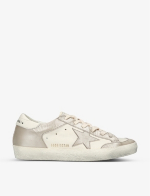 Golden Goose Superstar 10999 Logo-print Leather Low-top Trainers In White
