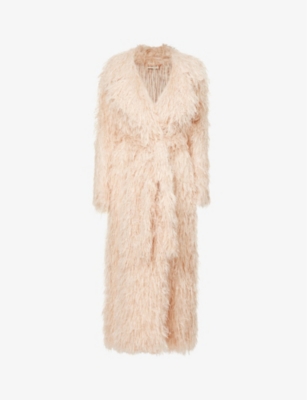 Dries van noten feather coat sale