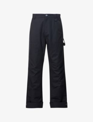SIMONE ROCHA: Wide-leg mid-rise twill trousers