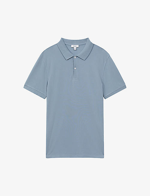 REISS: Puro slim-fit cotton polo shirt