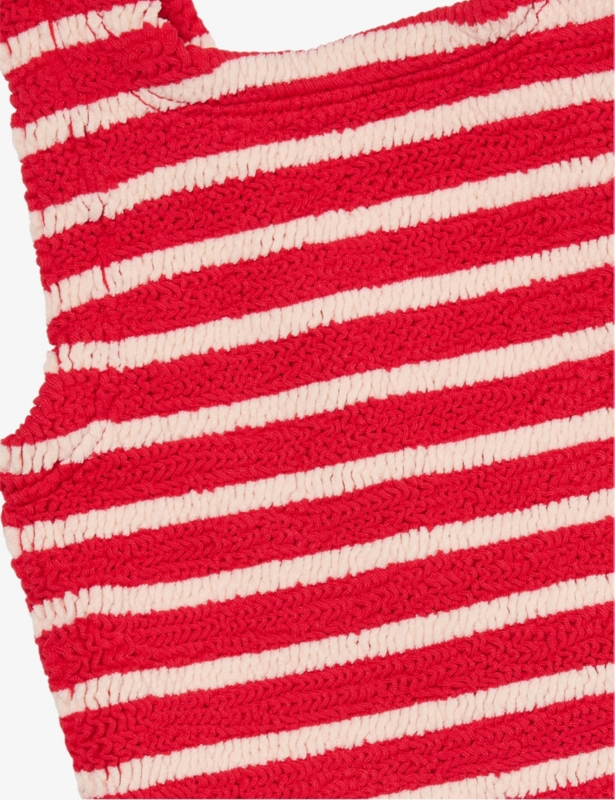 Baby Alva bow-trim crinkled swimsuit 1-6 years
