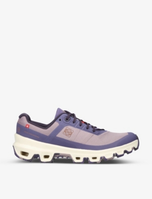 Loewe + On Cloudventure Recycled-canvas And Mesh Sneakers In Viola