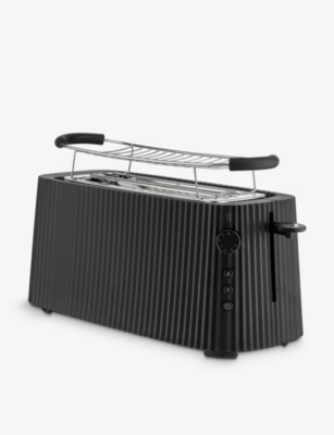 Plisse stainless steel two-slice toaster