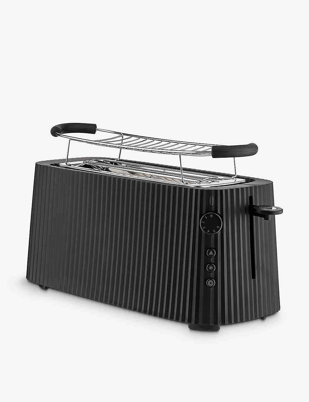 Alessi Nocolor Plisse Stainless Steel Two-slice Toaster