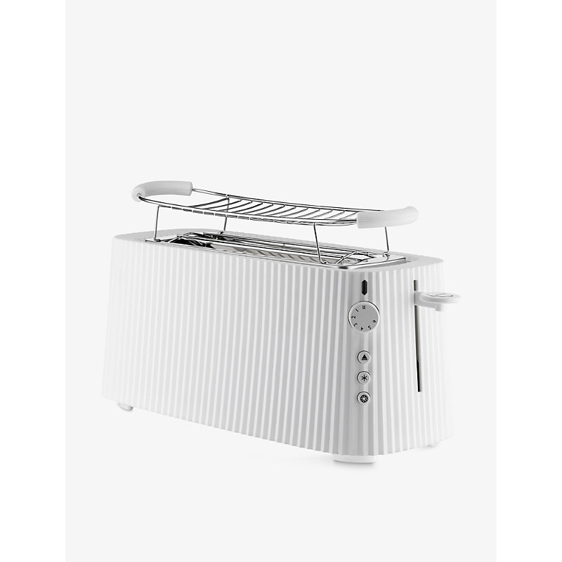 Alessi Nocolor Plisse Stainless Steel Two-slice Toaster