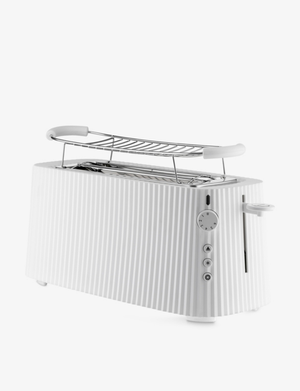 Plisse stainless steel two-slice toaster