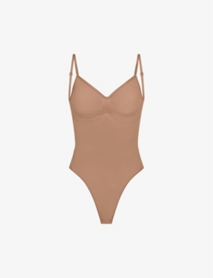 Skims Swim Scoop Neck One Piece, Skims Launched a Flattering Swimwear Line  That's Already Selling Out