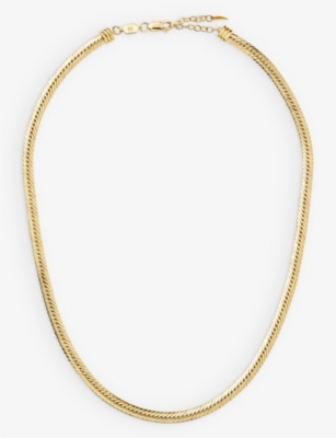 MISSOMA: Camail 18ct recycled yellow gold-plated brass necklace