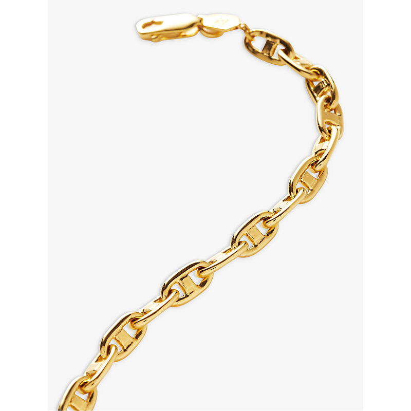Shop Missoma Women's Gold Mariner 18ct Recycled Yellow Gold-plated Brass Chain Bracelet