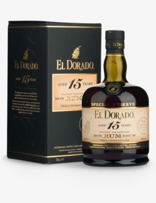 EL DORADO: El Dorado 15-year-old rum 700ml