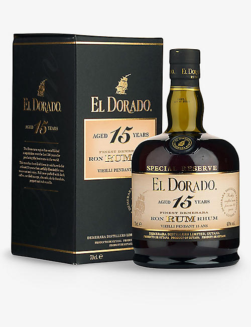 RUM: El Dorado 15-year-old rum 700ml